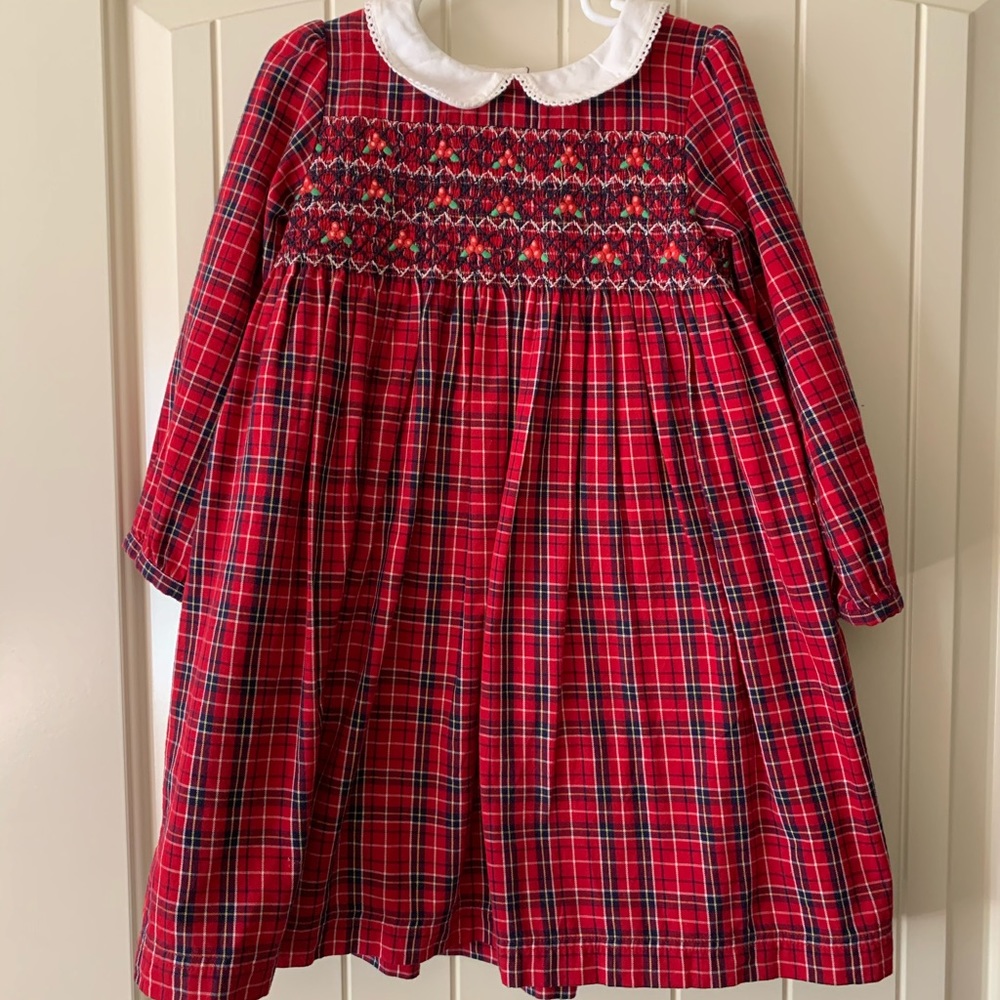 SOLD Gorls Flannel Party Dress